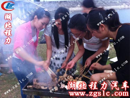 燒烤進行中 燒烤進行中