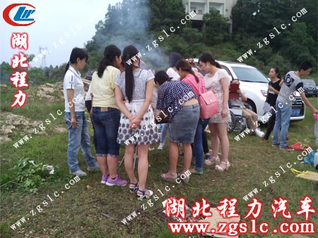 燒烤進行中 燒烤進行中