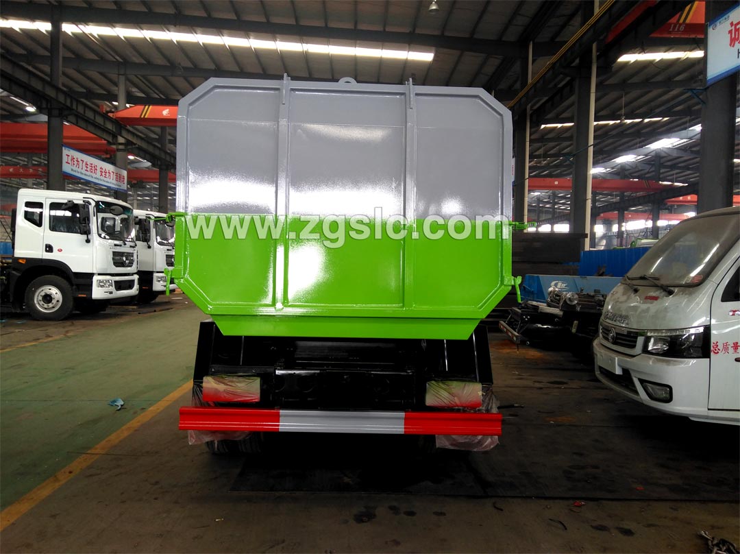 凱馬3.5方藍牌掛桶垃圾車_