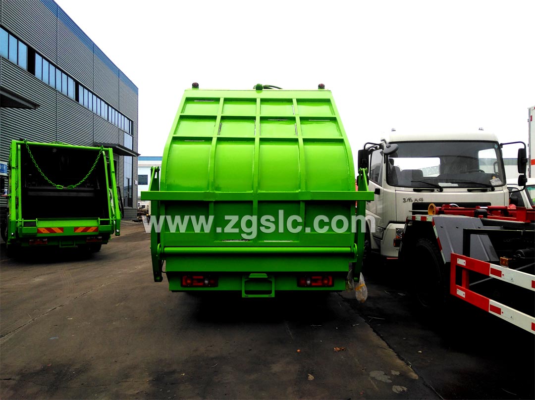 東風天錦壓縮垃圾車_壓縮垃圾車功能