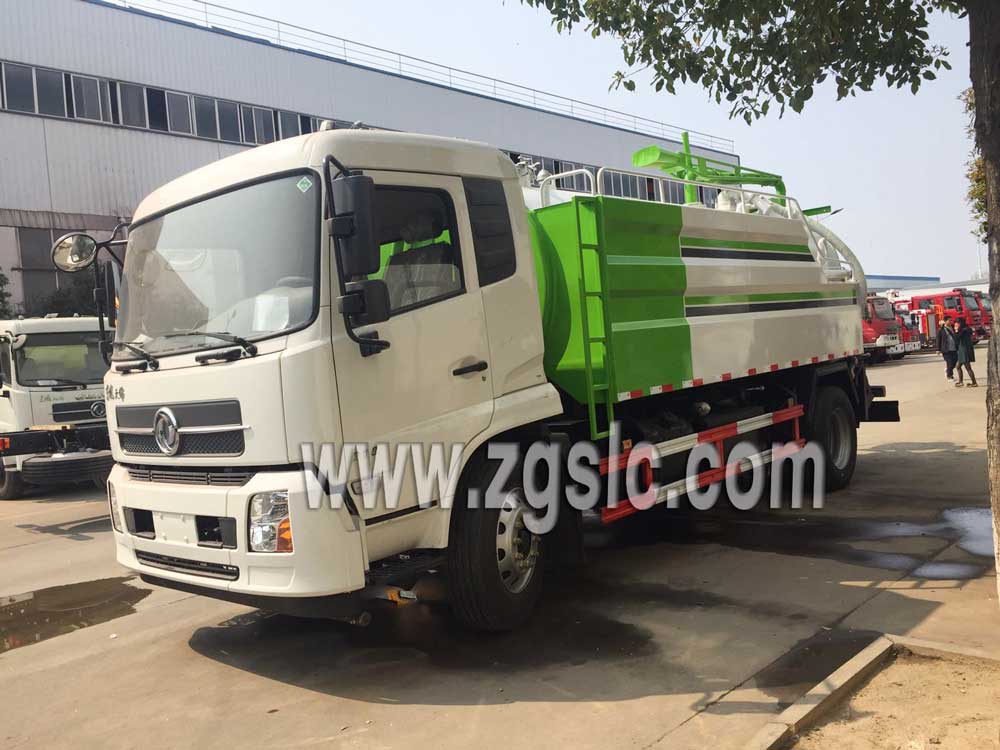 湖北程力東風(fēng)天錦清洗吸污車(chē)（國(guó)五）