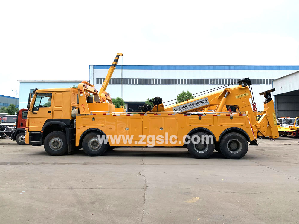 重汽前四后八拖吊聯體清障車_重汽前四后八拖吊聯體清障車用途