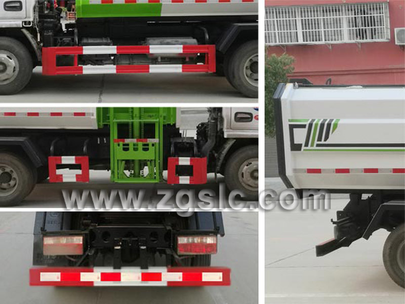 國六東風小多利卡掛桶垃圾車_掛桶垃圾車配置